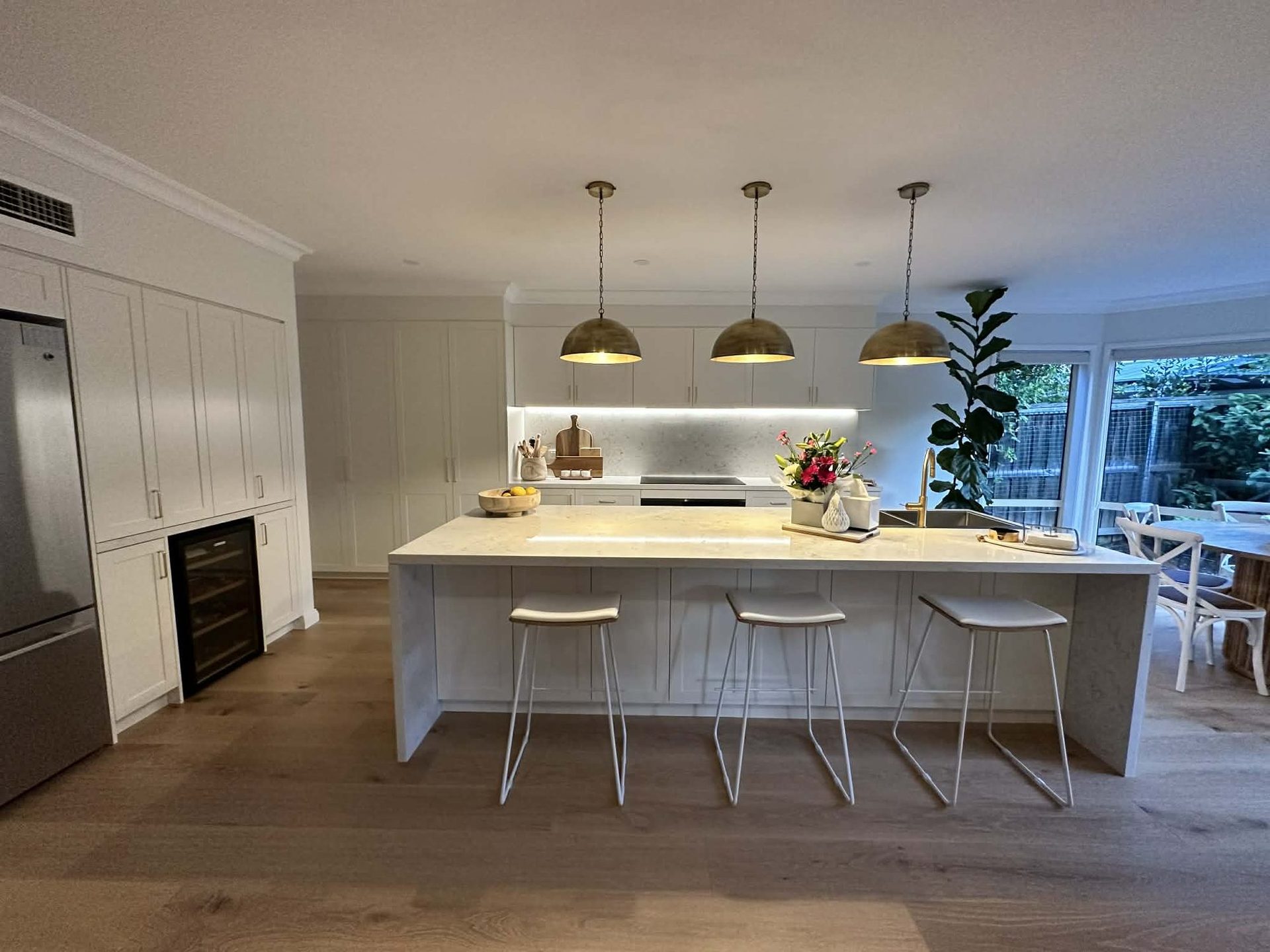 Custom kitchen with stone benchtops — ASP Build & Co, northern Adelaide
