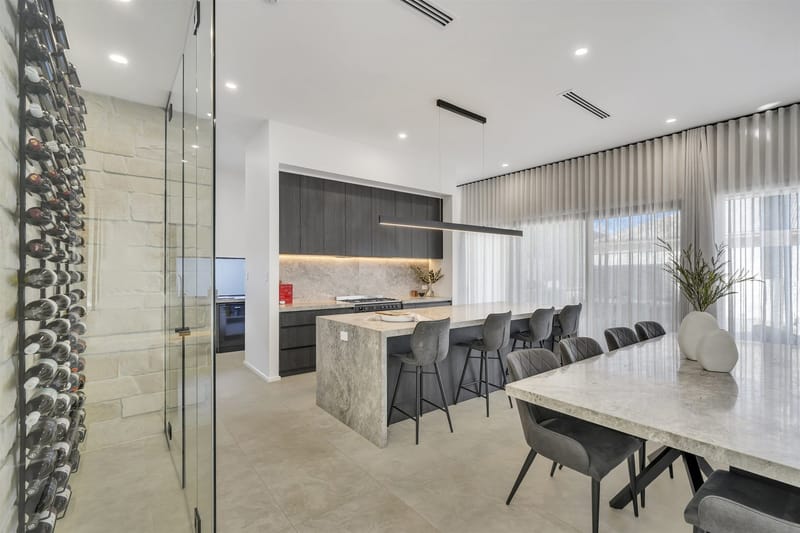 Luxury custom home interior at Riverlea Park by ASP Build & Co